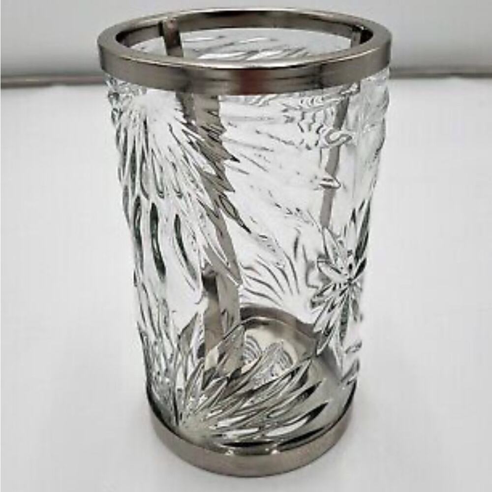 Bath and body works mini glass candle holder